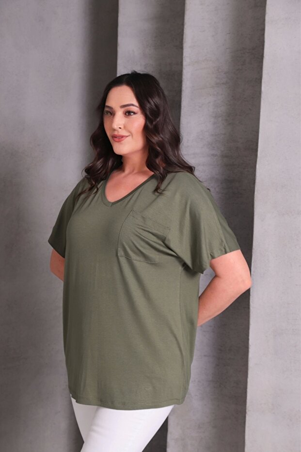 Basic Blouse with Pockets - 2
