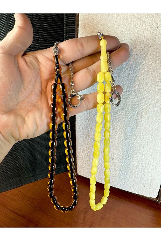 BEYRUT DROP YELLOW AMBER PLAIN + PRESSING STICK HONEY AMBER PLAIN T-213