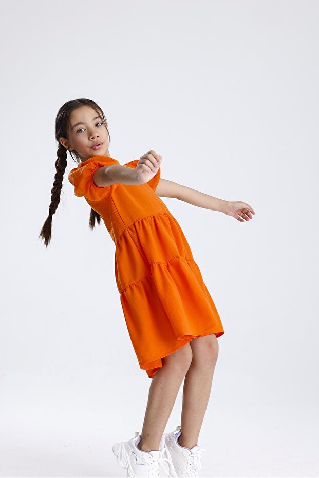 Basic Düz Elbise - 4