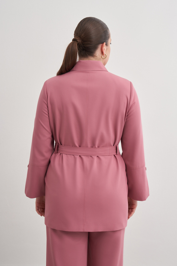 قبعة منسوجة بأزرار أمامية مقوسة - 6