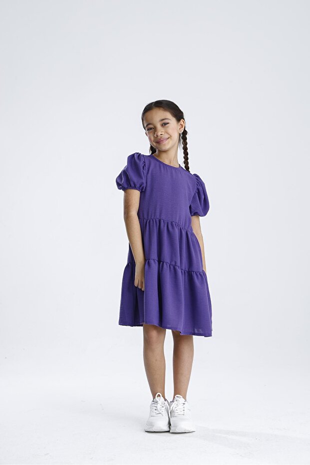 Basic Düz Elbise - 5