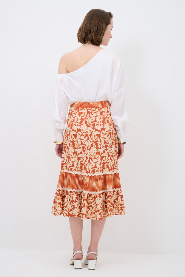 Desenli Etek - 7