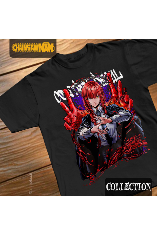 Chainsaw Man Anime Makima Control Devil Oversize T-Shirt