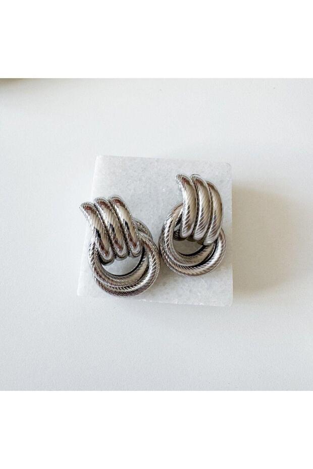 Çelik Margot Küpe - 3