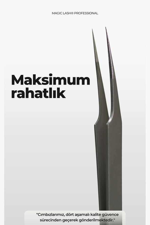 Amazon Düz Ayırıcı Profesyonel Ipek Kirpik Cımbızı - 3