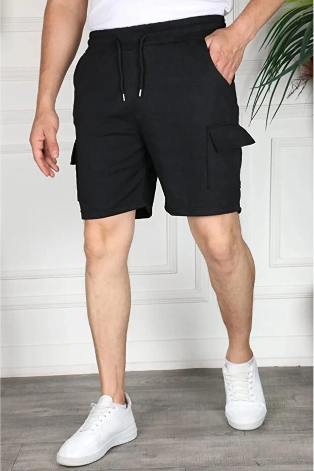 Men's Regular Fit Cargo Pocket Shorts