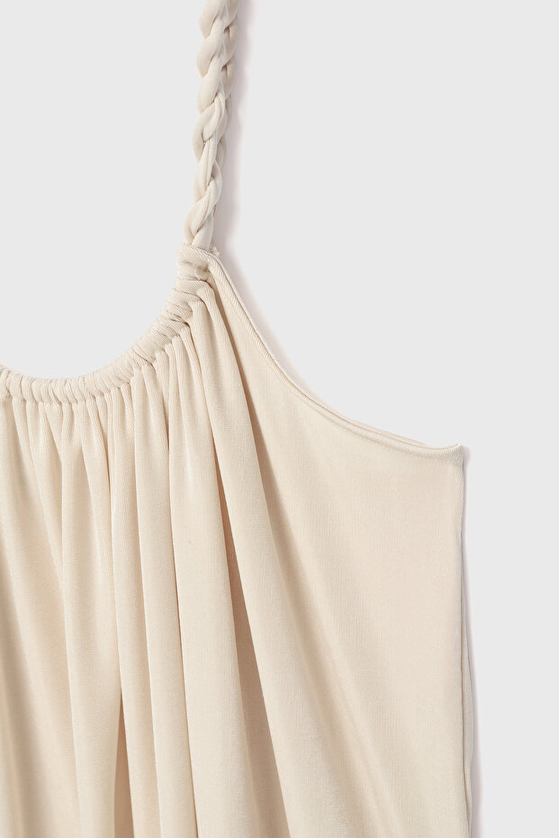 Örgü Askılı Bluz - 9