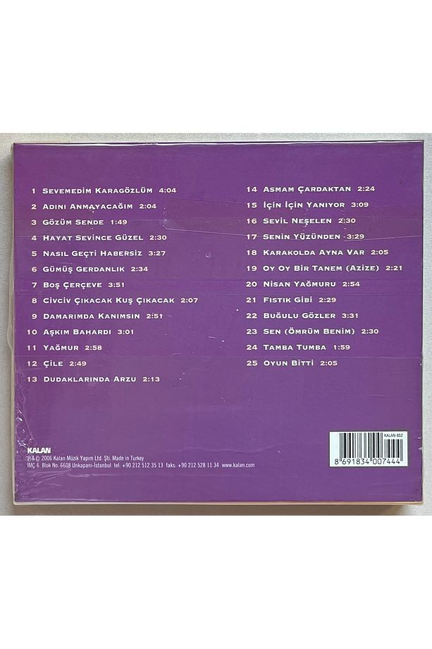 Plak Değildir !!! Belkıs Özener Yeşilçam Şarkıları Cd (JELATİNİNDE SIFIR DÖNEM BASKI CD) - 2