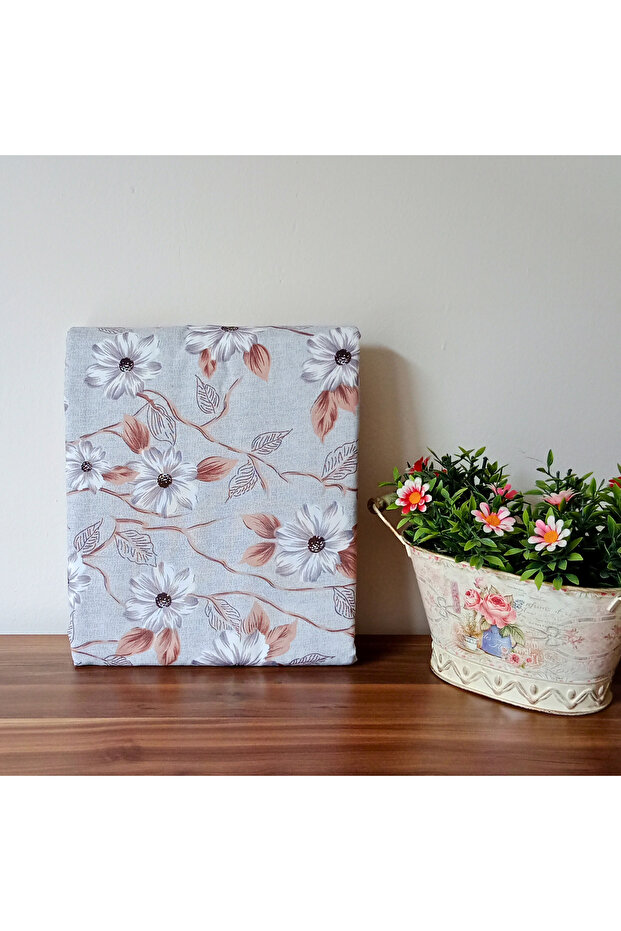 Ütü Masası Kılıfı Büyük Boy Ipli Stoperli Keçeli Kılıfı Örtüsü Bezi 55x140cm Silver Garden - 4