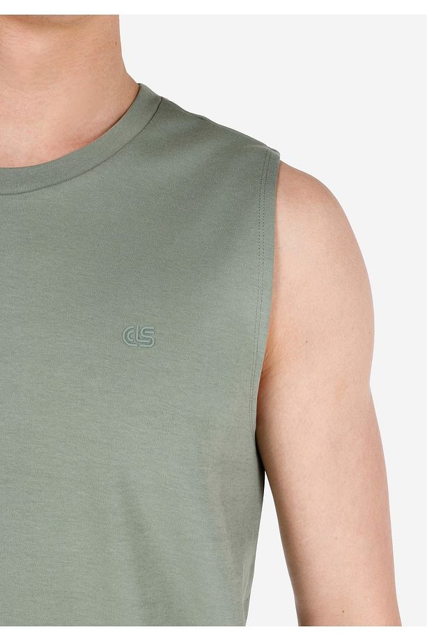 Regular Fit Erkek Yeşil Atlet - 5