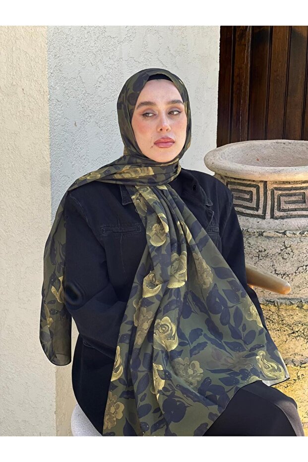 Rosa Desen Nesir Şal - 2