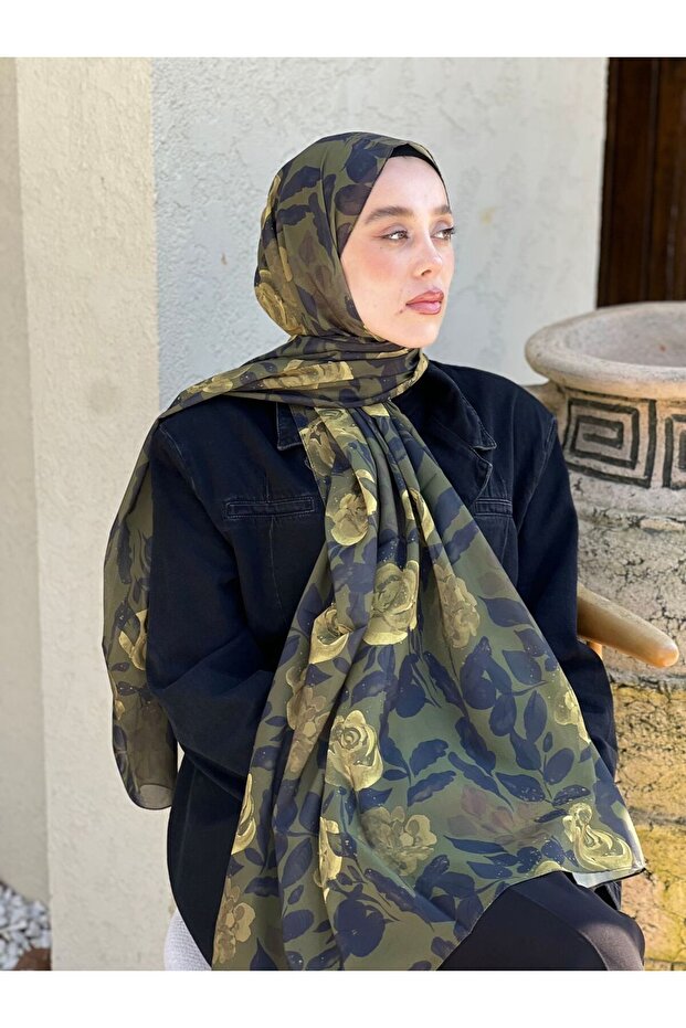 Rosa Desen Nesir Şal - 1