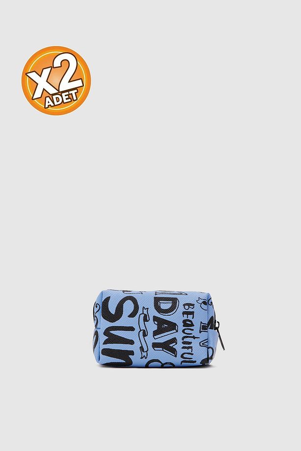 Mavi Graffiti C13 Kompakt Boy Unisex Kozmetik ve Para Cüzdanı x 2 Adet - 1