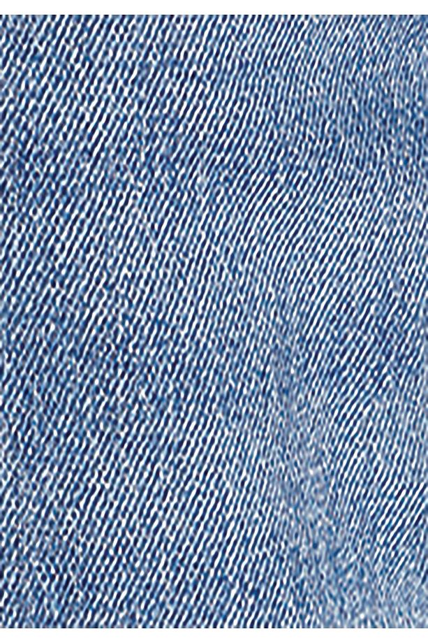 Regular Fit Orta Bel Bootcut Kadın Yeşil Jean Pantolon - 7