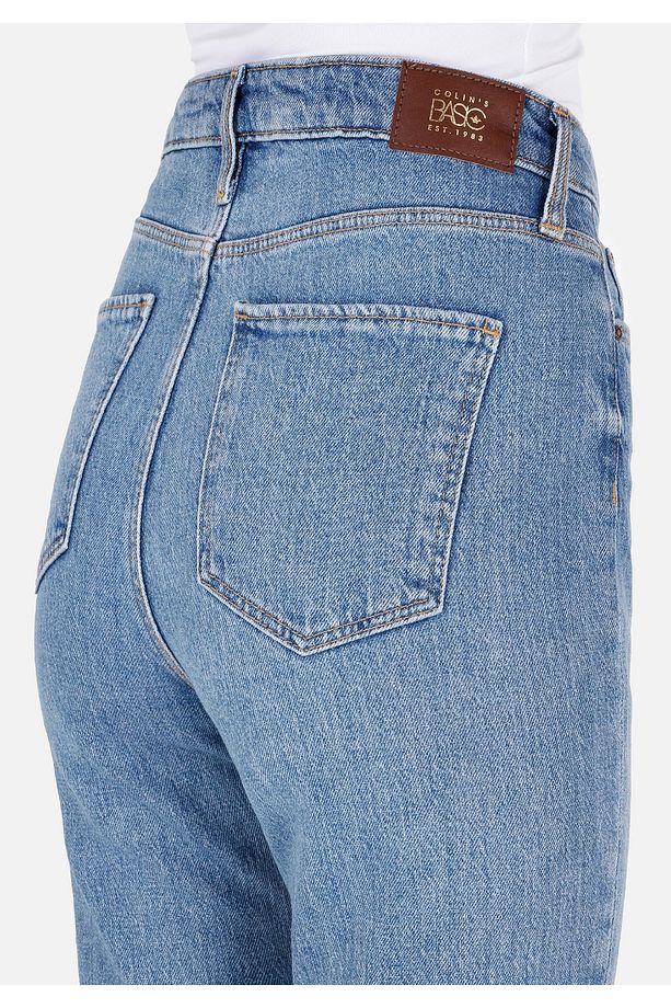 Regular Fit Orta Bel Bootcut Kadın Yeşil Jean Pantolon - 6