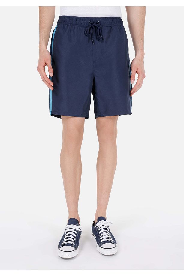 Slim Fit Erkek Lacivert Deniz Şortu - 4