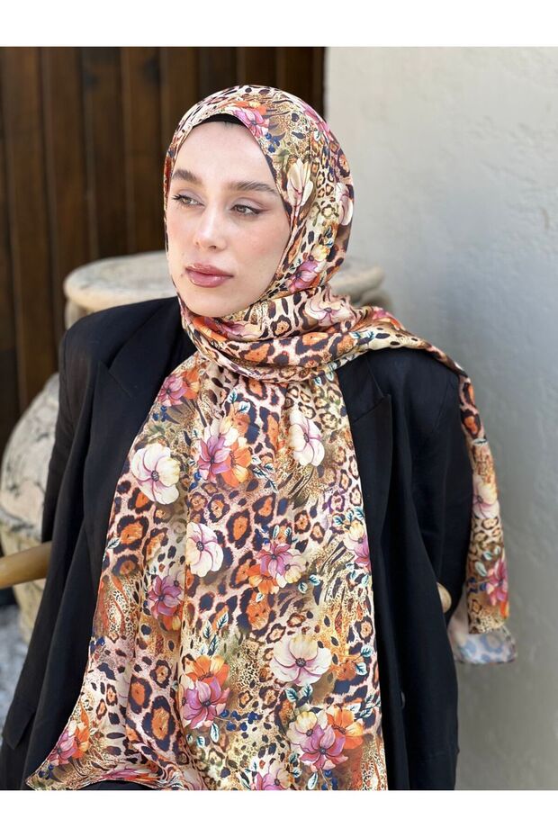 Flor Desen Twill Şal - 2