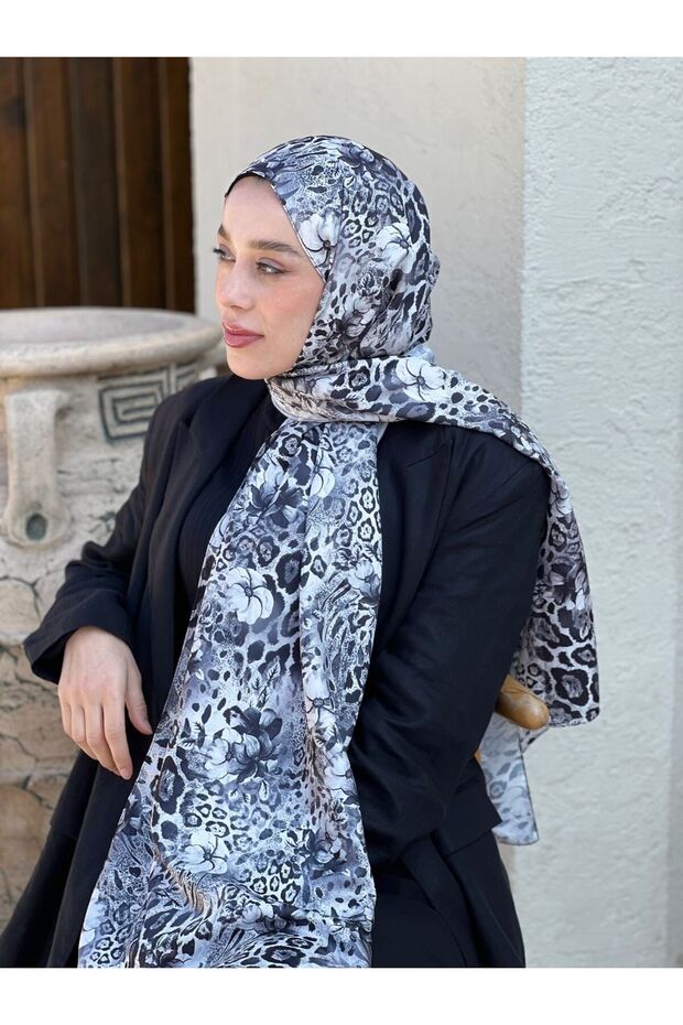 Flor Desen Twill Şal - 3