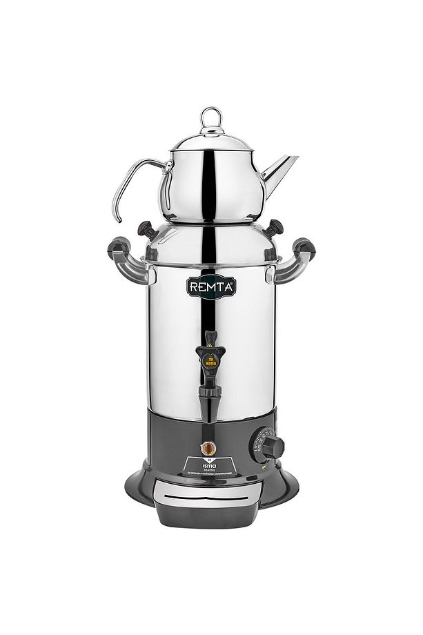 R29Tek Demlikli Mini Semaver 5lt Çay Makinesi - 3