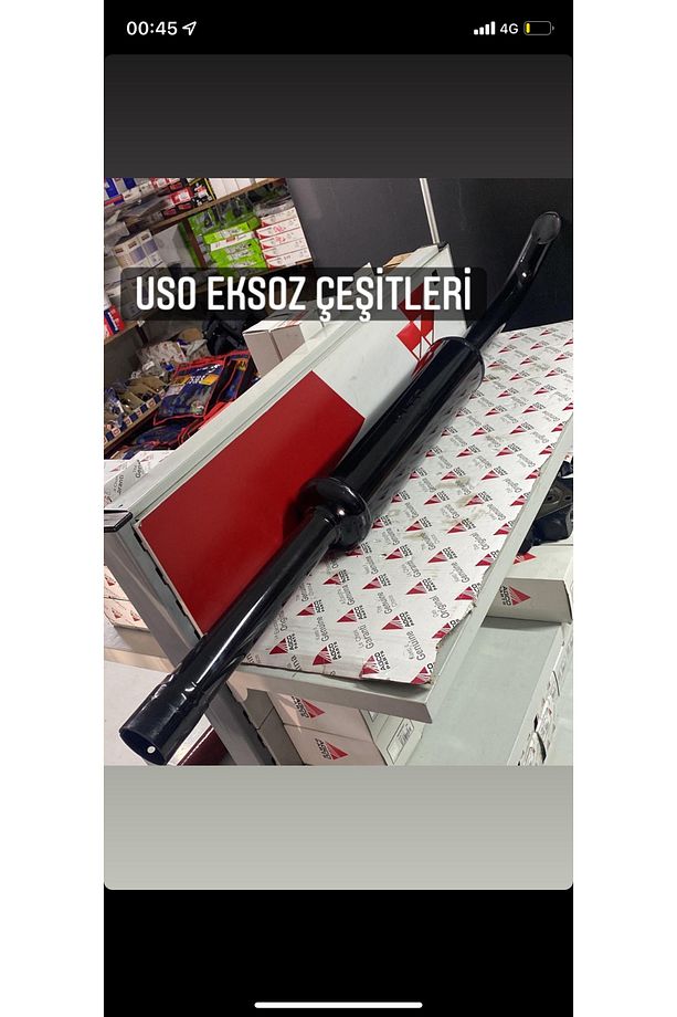 USO Egzoz susturucu Eksoz borusu Sağdan egzoz için 266 277 - 2
