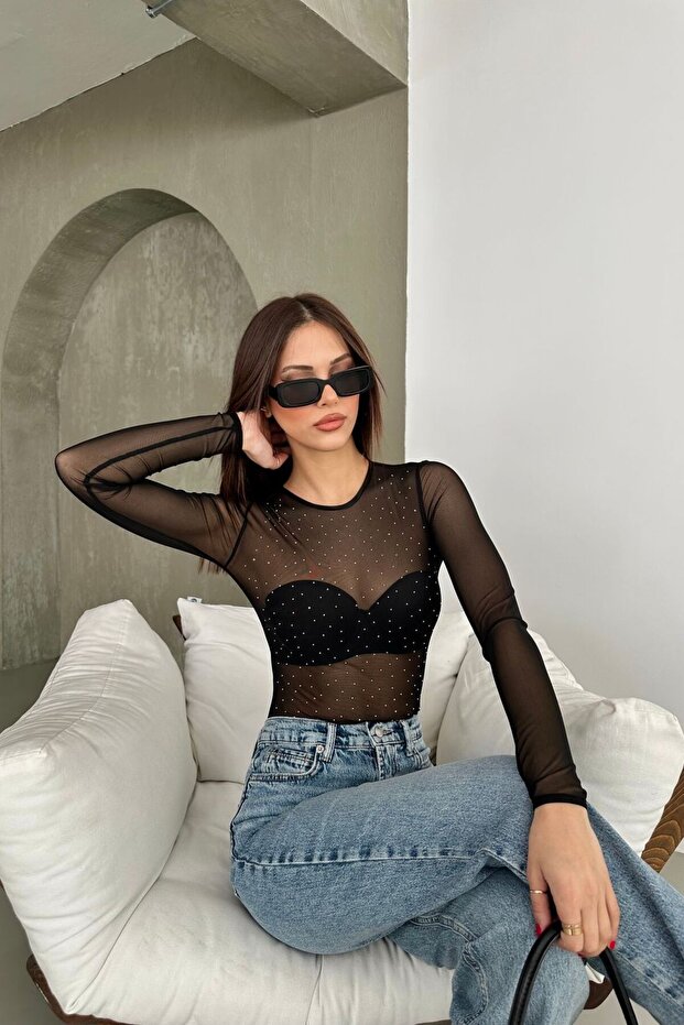 TAŞLI BODYSUİT - 5