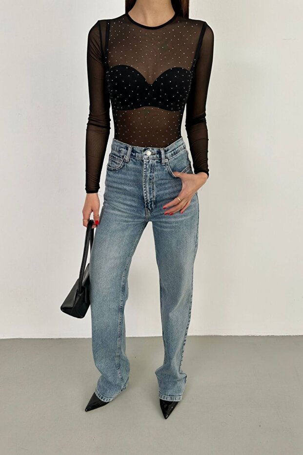 TAŞLI BODYSUİT - 2