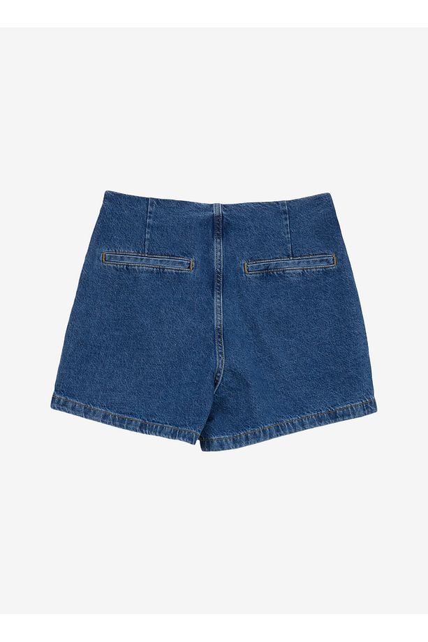 Normal Bel Basic İndigo Kadın Denim Şort F5SL-SHT0335 - 7