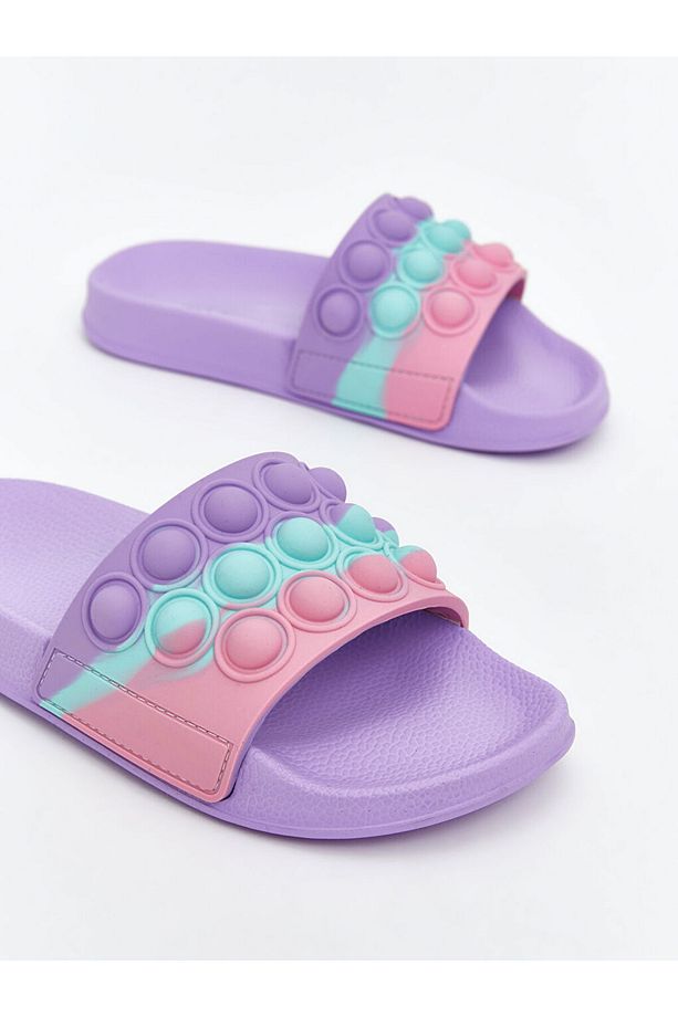 LCW STEPS Lila Tek Bantlı Pop It Terlik - 3