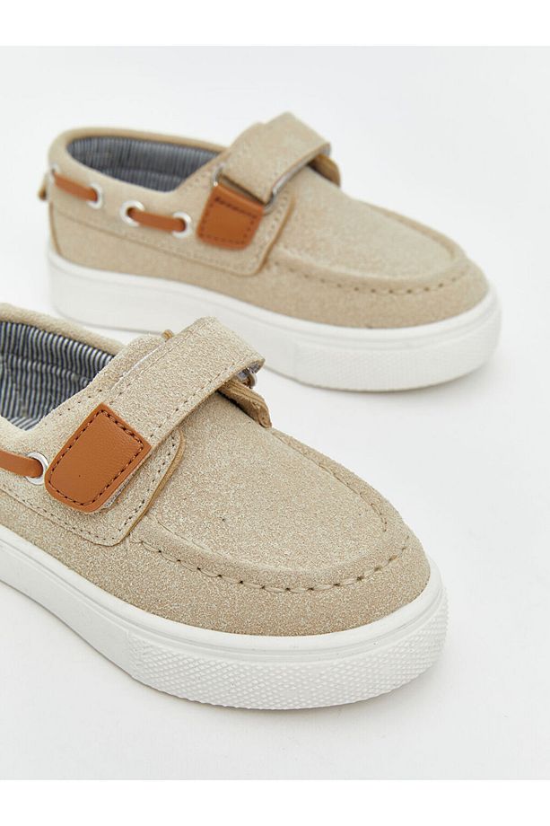 LCW STEPS Bej Cırt Cırtlı Erkek Bebek Klasik Ayakkabı - 3