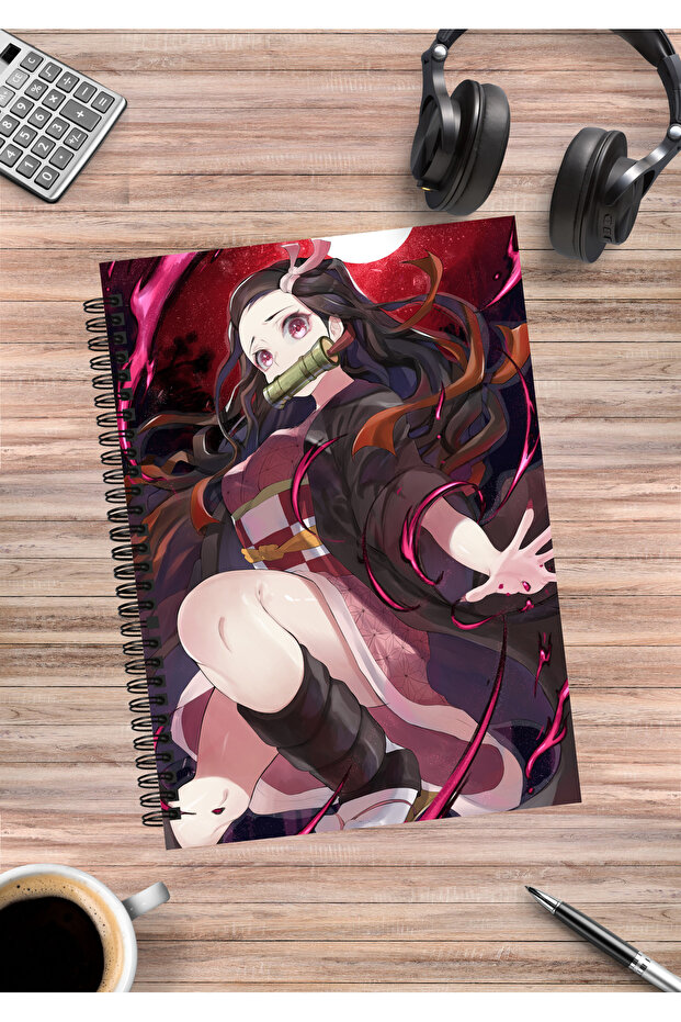 Demon Slayer Anime Spiral Notebook A5 (50 Sheets)