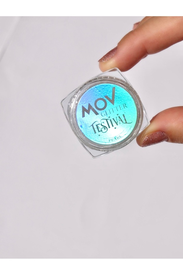 Hologramlı Glitter Krem Festival No:1 Pearl – Yüksek Parlaklık Ve Dayanıklılık - 2