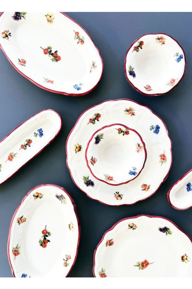 Rustik Grace Fulya Kahvaltı Takımı 14 Parça - 1
