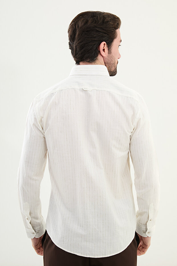 قميص بأزرار علوية - 3