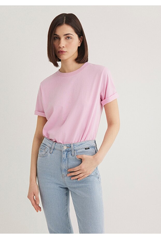 basic regular fit kadın t-shirt - 2