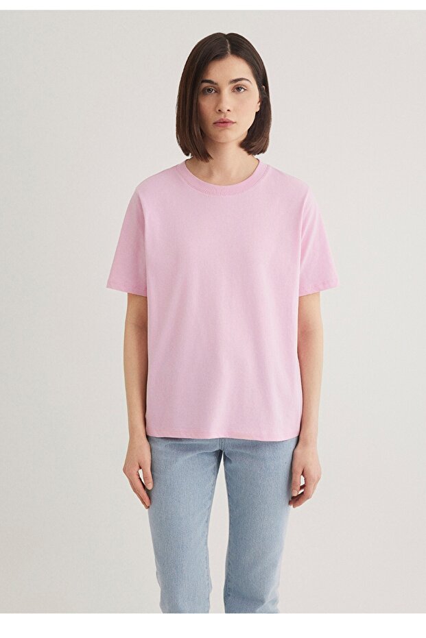 basic regular fit kadın t-shirt - 3