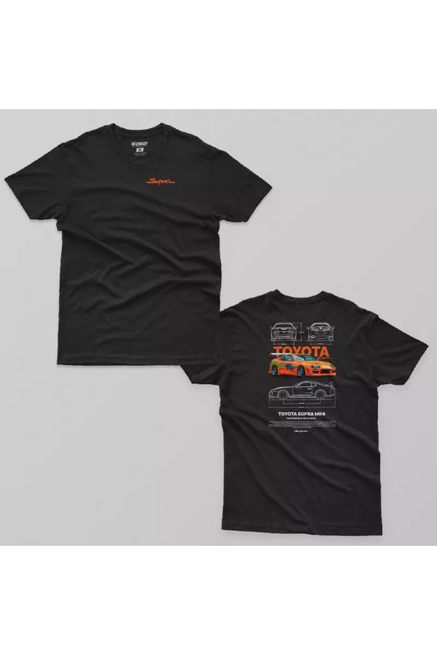 Toyota Supra Mk4 Masterpiece on Wheels Mens T-Shirt