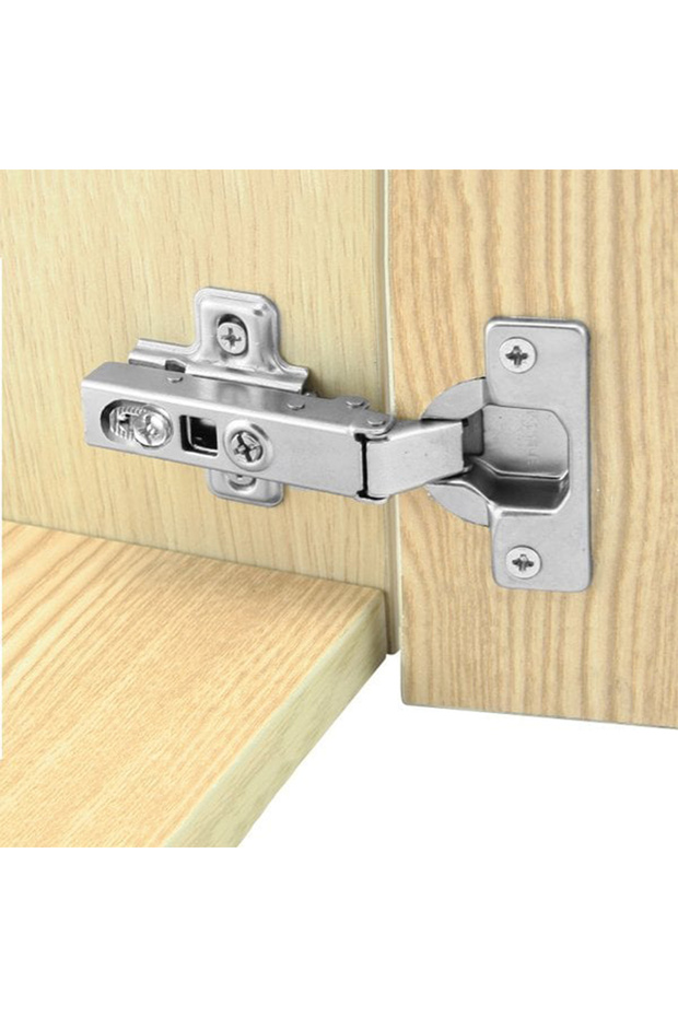 (PİSTONLU) Yarım Deve Frenli Mobilya Dolap Kapak Kapağı Menteşesi Yavaşlatıcı Tas Menteşe - 3