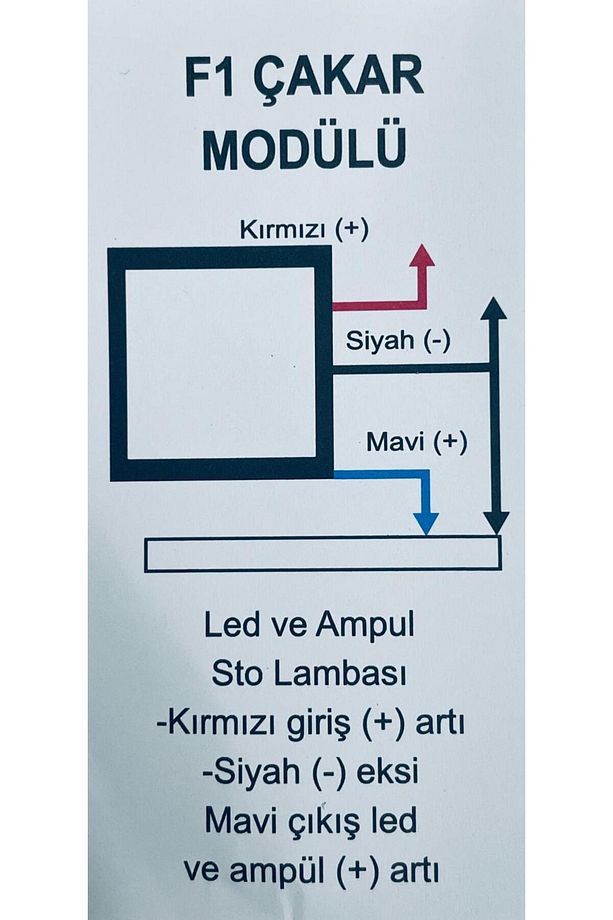 F1 Fren Çakar Modülü Led Ve Halojen Ampul Uyumlu 3. Stop Yanıp Sönme Modülü - 3