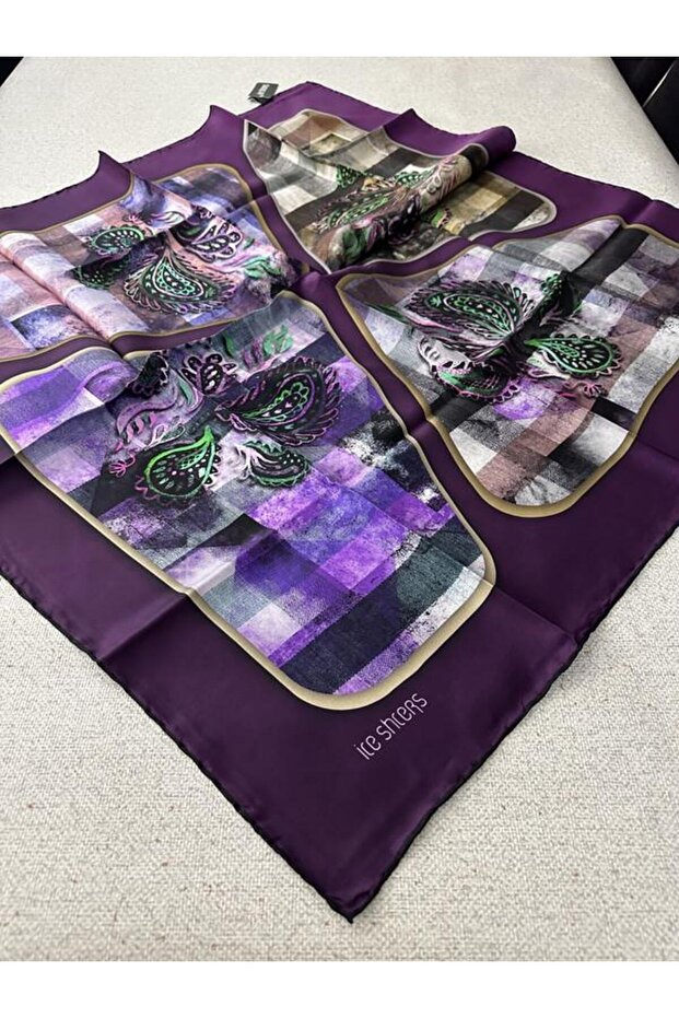 Twill İpek Eşarp 87050-03 - 1