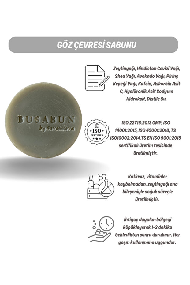 Soap with Caffeine and Vitamin C for Dark Circles under the Eyes - 2