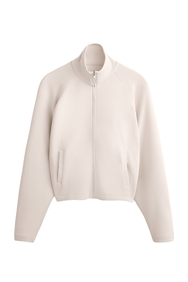 Pleated back Soft Touch jacket with modal - 7
