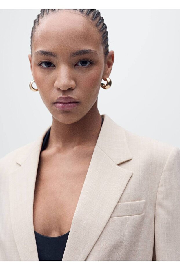 Kalıplı blazer ceket - 6