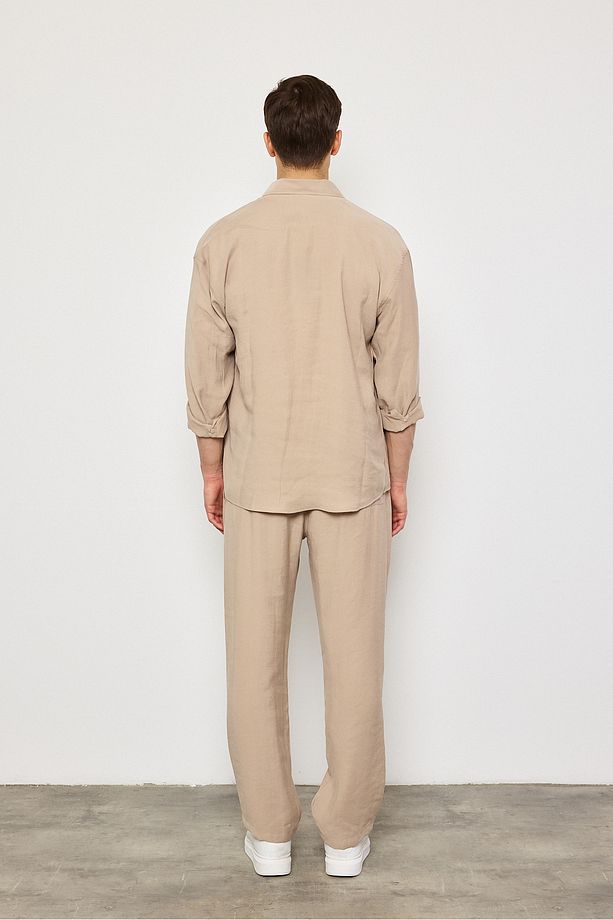 Modal Kumaş Premium Erkek Oversize Gömlek - 5