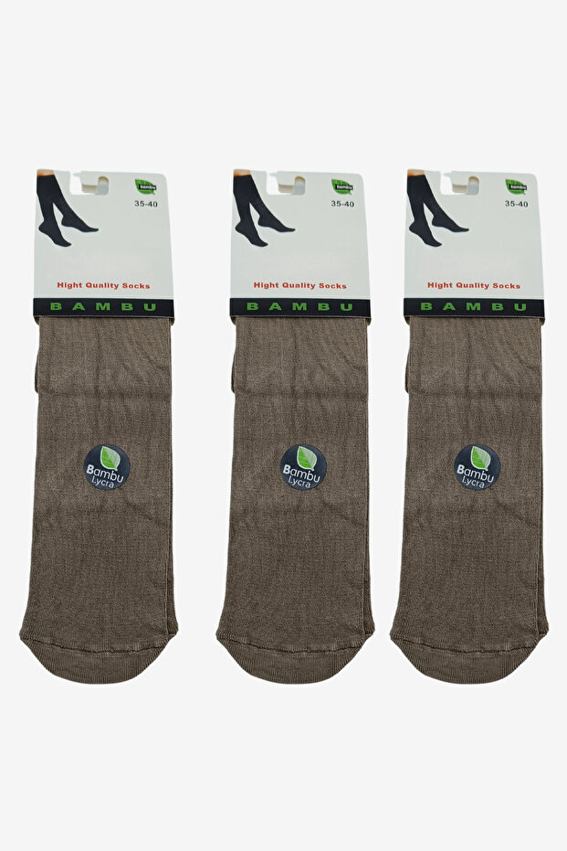 Women's Knee Length Seamless Premium Bamboo Socks 3 Pairs