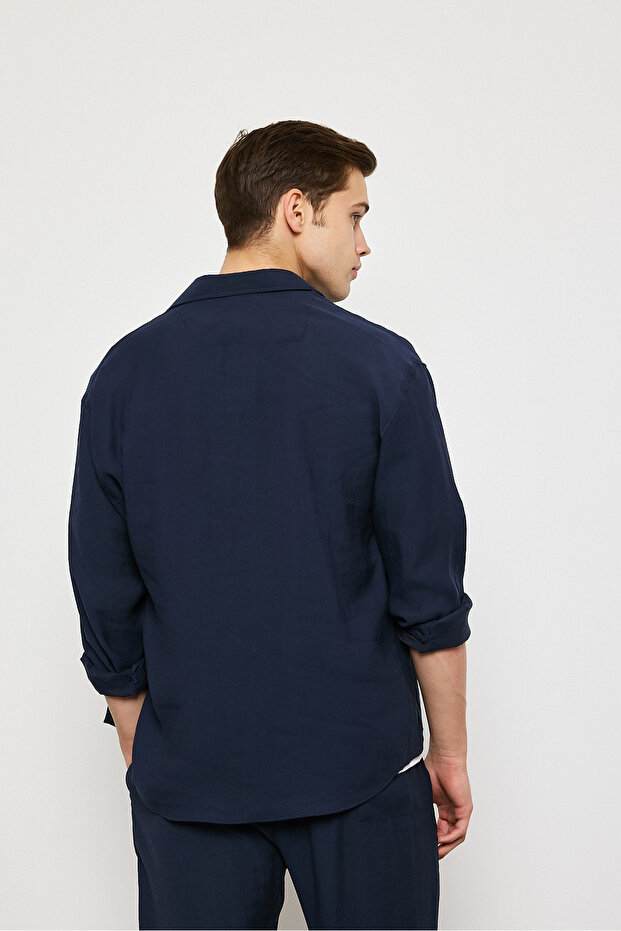 Modal Kumaş Premium Erkek Oversize Gömlek - 7