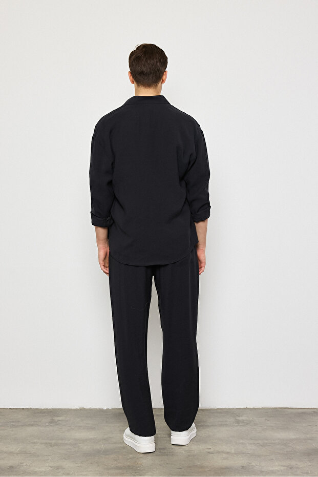 Modal Kumaş Premium Erkek Oversize Gömlek - 6