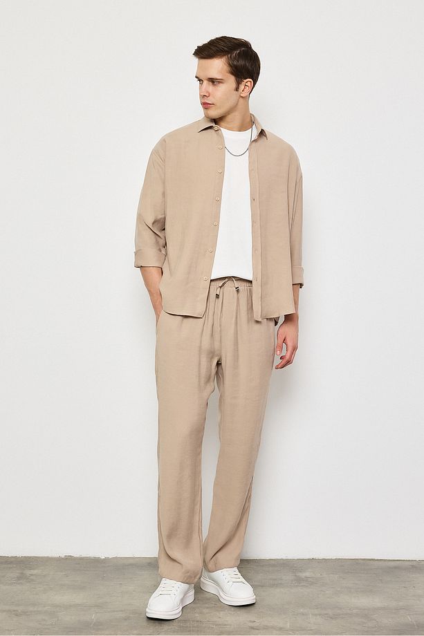 Modal Kumaş Premium Erkek Oversize Gömlek - 8