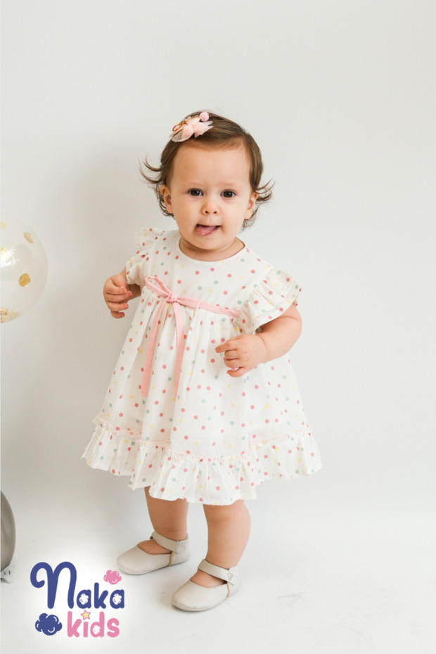 Little Dots Polka Dot Baby Girl Dress