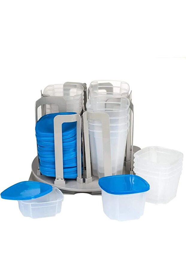 49 قطعة تشمل حاويات وأغطية بأحجام متعددة. - 3