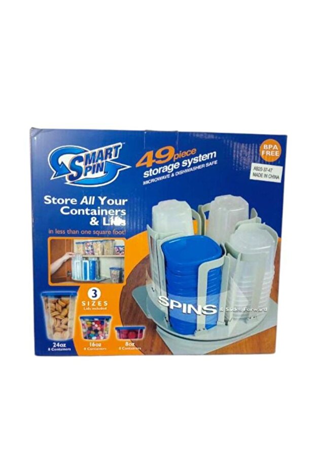 49 قطعة تشمل حاويات وأغطية بأحجام متعددة. - 4